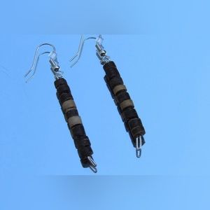 Up cycled vintage beaded earrings